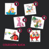 Tazas Aluminio - Colección Alicia - Imagen 2